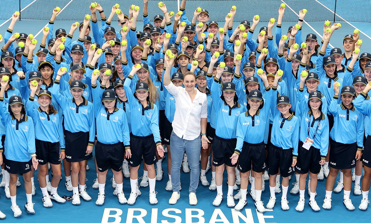 Ash-Barty-with-Brisbane-International-2025-'Barty-Ballkids'