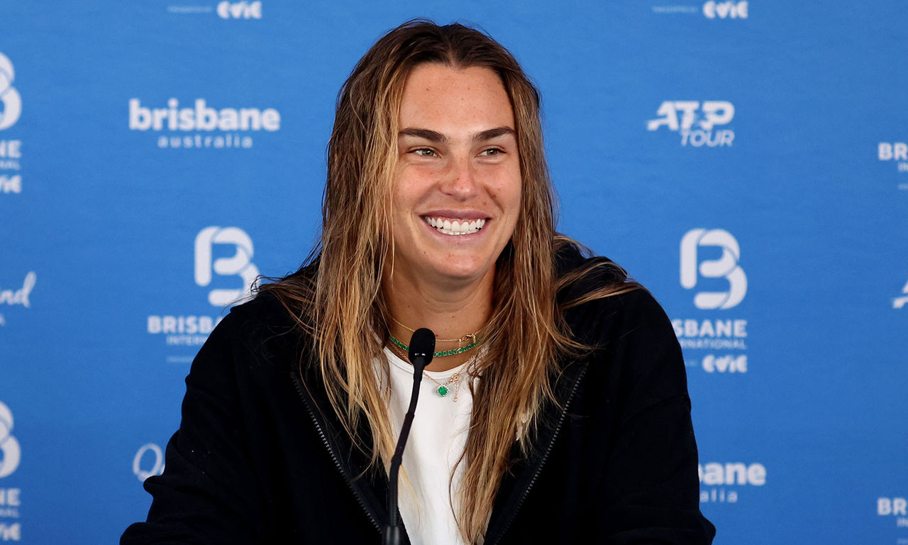 Aryna-Sabalenka-talks-to-the-media-in-Brisbane