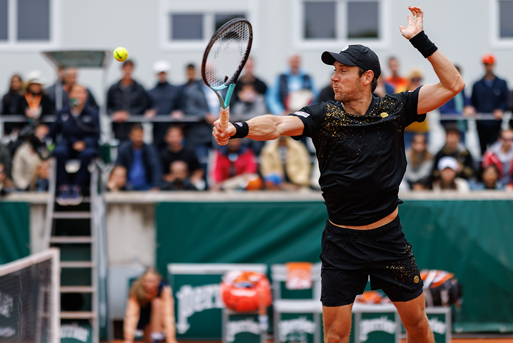 June 2: Matthew Ebden (AUS) and Rohan Bopanna (IND) play doubles during the French Open 2024 at Stade Roland Garros in Paris, France on Sunday, June 2, 2024. Photo by TENNIS AUSTRALIA/ MARK PETERSON