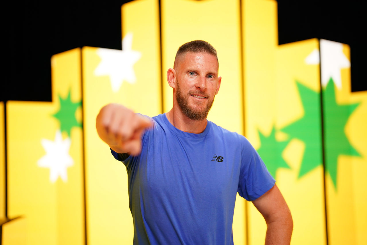 January 21:  BEN WEEKES (AUS) in the studio during the 2024 Australian Open on Sunday, January 21, 2024. Photo by TENNIS AUSTRALIA/ SCOTT BARBOUR