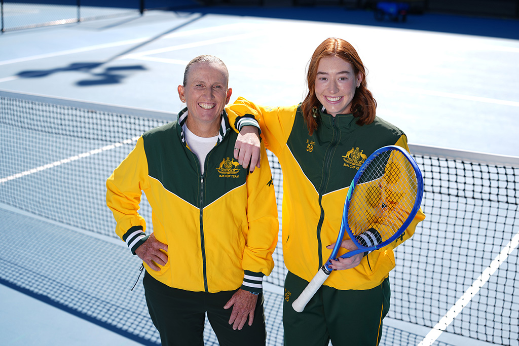 Maya Joint and Nicole Pratt for Billie Jean King Cup