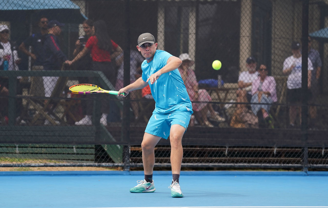 Archie Graham at the Australian Tennis Championships at Tennis World, Albert Reserve in Melbourne on Thursday, November 23, 2023. Photo by TENNIS AUSTRALIA/ SCOTT BARBOUR