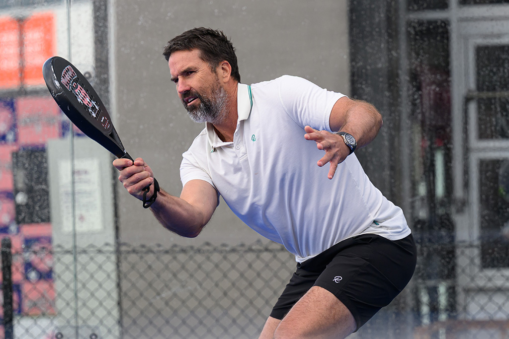 Pat Rafter playing Padel