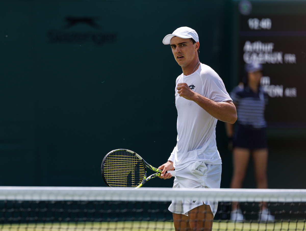 July 1: Adam Walton (AUS) during The Championships Wimbledon 2025 at All England Lawn Tennis and Croquet Club, London on Tuesday, July 1, 2025. Photo by TENNIS AUSTRALIA/ MARK PETERSON