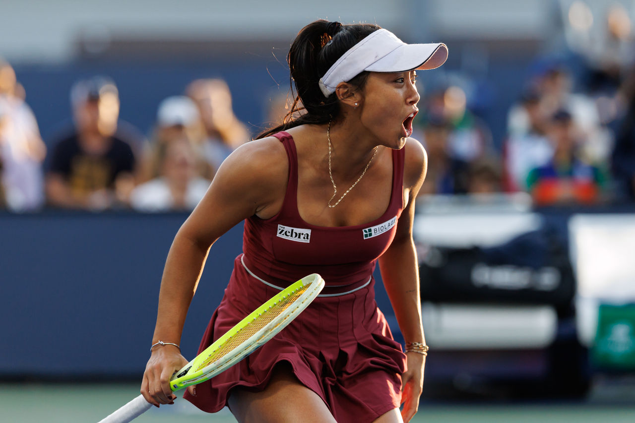 August 27: Priscilla Hon (AUS) during the 2025 US Open Tennis Championships at the USTA Billie Jean King National Tennis Center in Flushing Meadows–Corona Park, Queens, New York City on Wednesday, August 27, 2025. Photo by TENNIS AUSTRALIA/ MARK PETERSON